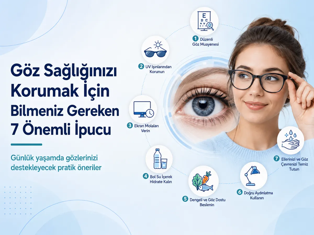 Göz Sağlığınızı Korumak İçin Bilmeniz Gereken 7 Önemli İpucu