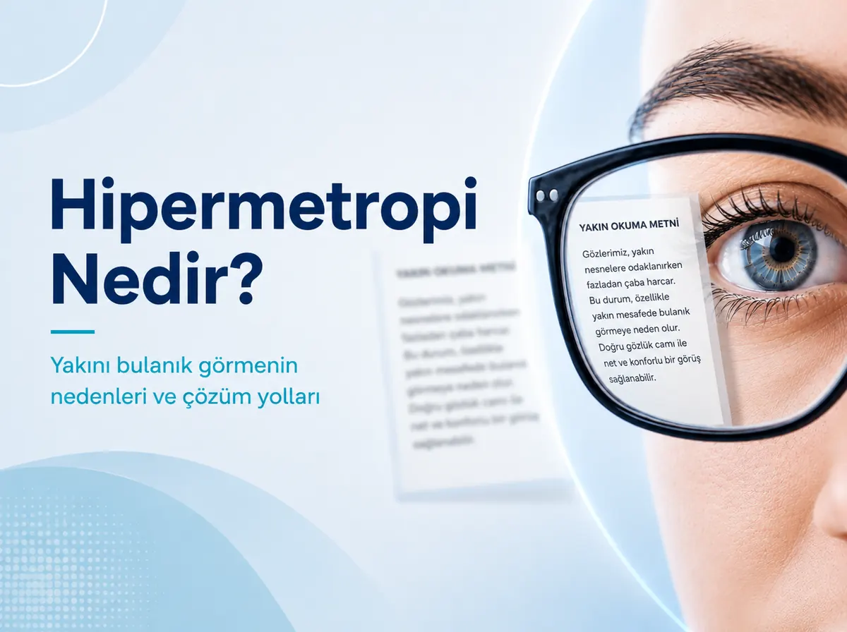Hipermetropi Nedir? Yakını Bulanık Görmenin Nedenleri ve Çözüm Yolları